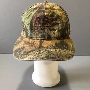 EMBROIDERED CAMOUFLAGE CAMO RSC EQUIPMENT RENTAL BASEBALL CAP TRUCKER HAT
